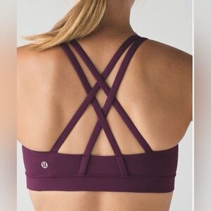 Lululemon Energy Bra | Plum | Size 8